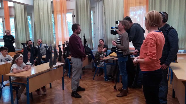 Očevi u akciji  - Dan očeva  u  Osnovnoj školi Luka, Sesvete