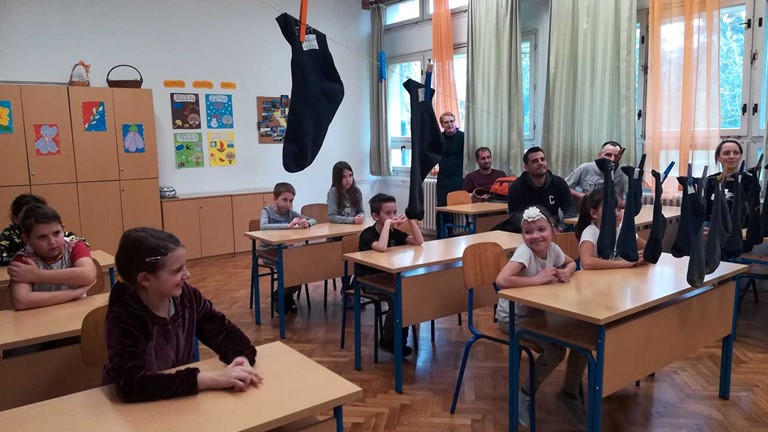 Očevi u akciji  - Dan očeva  u  Osnovnoj školi Luka, Sesvete