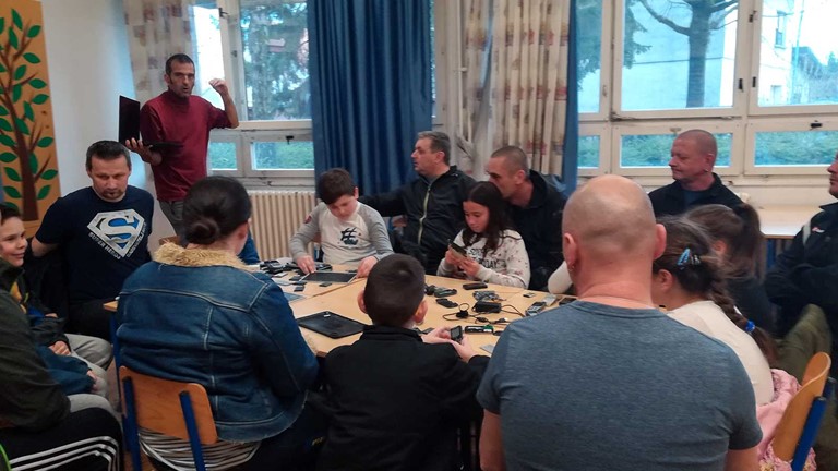 Očevi u akciji  - Dan očeva  u  Osnovnoj školi Luka, Sesvete