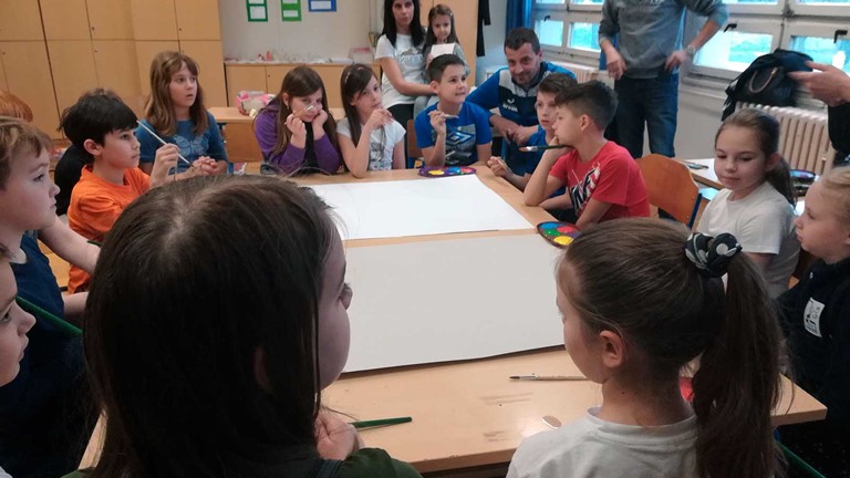 Očevi u akciji  - Dan očeva  u  Osnovnoj školi Luka, Sesvete
