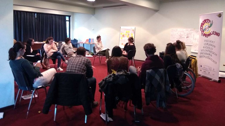 Održana edukacija „Rad s mladima“ za volontere/ke