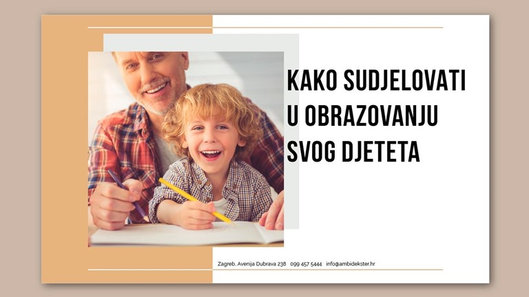 KAKO SUDJELOVATI U OBRAZOVANJU SVOG DJETETA