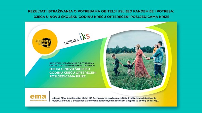 REZULTATI ISTRAŽIVANJA O POTREBAMA OBITELJI